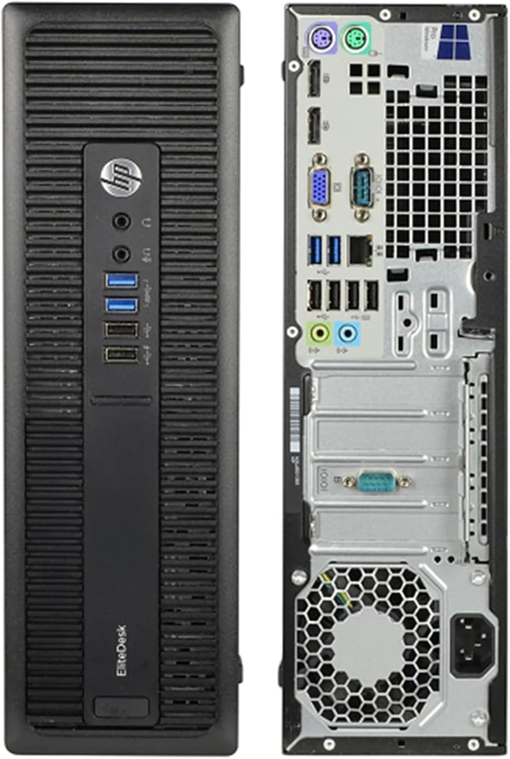 HP EliteDesk 800 G1 SFF High Performance Business Desktop Computer, Intel Quad Core i5-4590 Upto 3.7GHz, 16GB RAM, 1TB HDD, 256GB SSD (Boot), WiFi, Windows 11 Professional (Renewed)