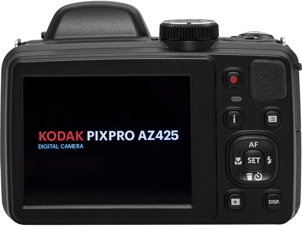 Kodak PIXPRO AZ425 Digital Camera Bundle with 64GB Memory Card + Camera Case (Black) + USB Card Reader + Table Tripod + Accessories (Black)