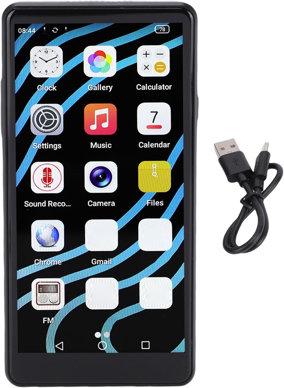 Generic 64G MP3 Player with Bluetooth and WiFi, 4.99" HD MP4 Player with 16MP Camera, Parental Manager App, Supports Up to 128GB, Portable Music Player for Teenager