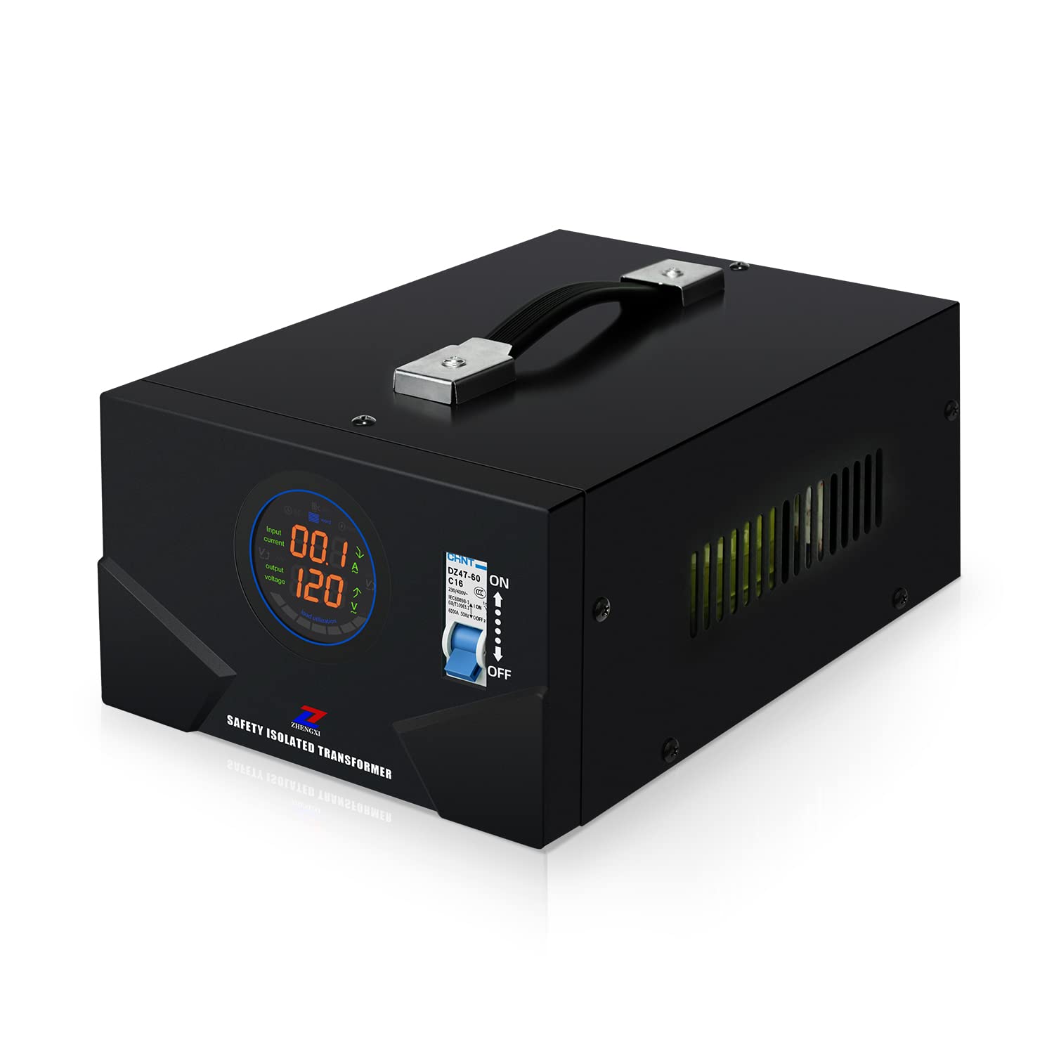 ZHENGXI Isolation Transformer 120V to 120V,500W Transformer Voltage Converter, 2 Output Sockets