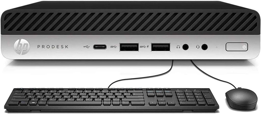 HP ProDesk 600 G3 Mini PC Desktop Computer, Intel Core i5-6500 (Quad Core) 8GB RAM 256GB PCIe Solid State Drive USB-C, Keyboard & Mouse, WiFi, BT, Windows 11 (Renewed)