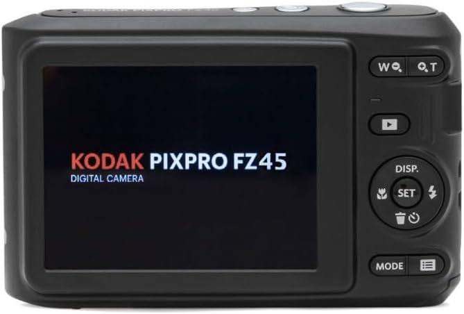 Kodak PIXPRO FZ45 Friendly Zoom Digital Camera (White) Bundle with 32GB SD Card and AA Batteries (4-Pack) (3 Items)