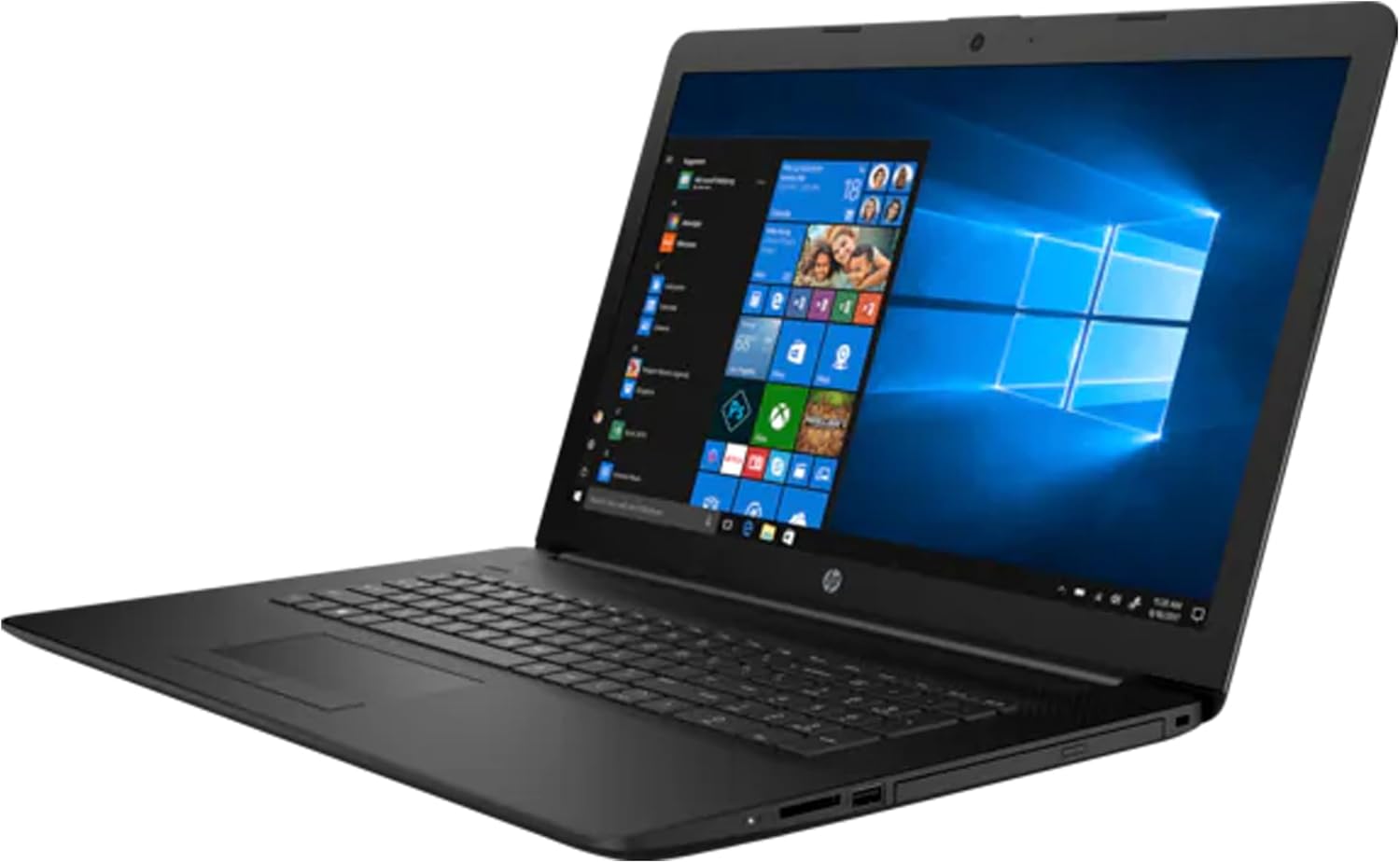 HP 17.3" HD+ (1600 x 900) Anti-Glare WLED-Backlit Laptop Computer, for Students & Business Professionals| AMD 2-Core CPU| 8GB RAM|1TB HDD| Wi-Fi| Webcam| DVD-Writer| Numeric Keypad| Windows 10