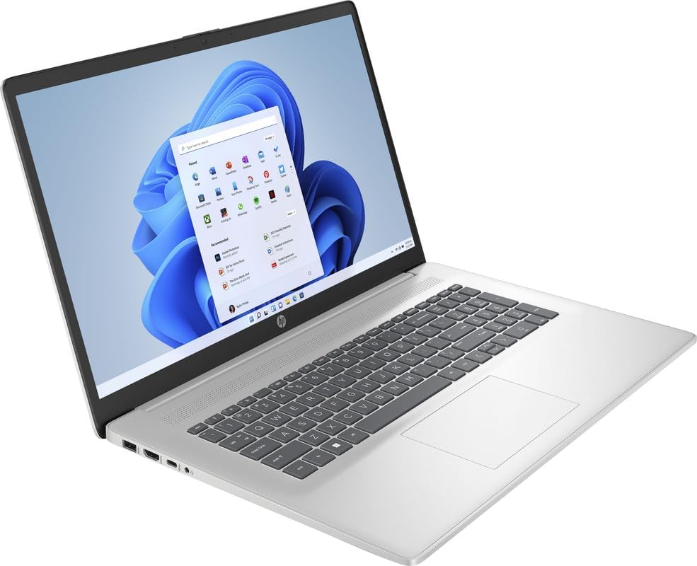 HP 17 Business Laptop 2024 Flagship, 17.3" FHD IPS Display, 6-Core Intel i3-1215U (Upto 4.4 GHz), 32GB RAM, 1TB SSD, UHD Graphics, Wi-Fi, Privacy Camera, Long Battery, Windows 11 Pro +MarxsolAccessory