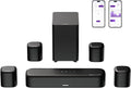 ULTIMEA 7.1ch Sound Bar with Dolby Atmos, Surround Sound System for TV with 4 Surround Speakers, Sound Bar for Smart TV with App Control, Soundbar with Subwoofer for Home Theater, HDMI eARC, Aura A60