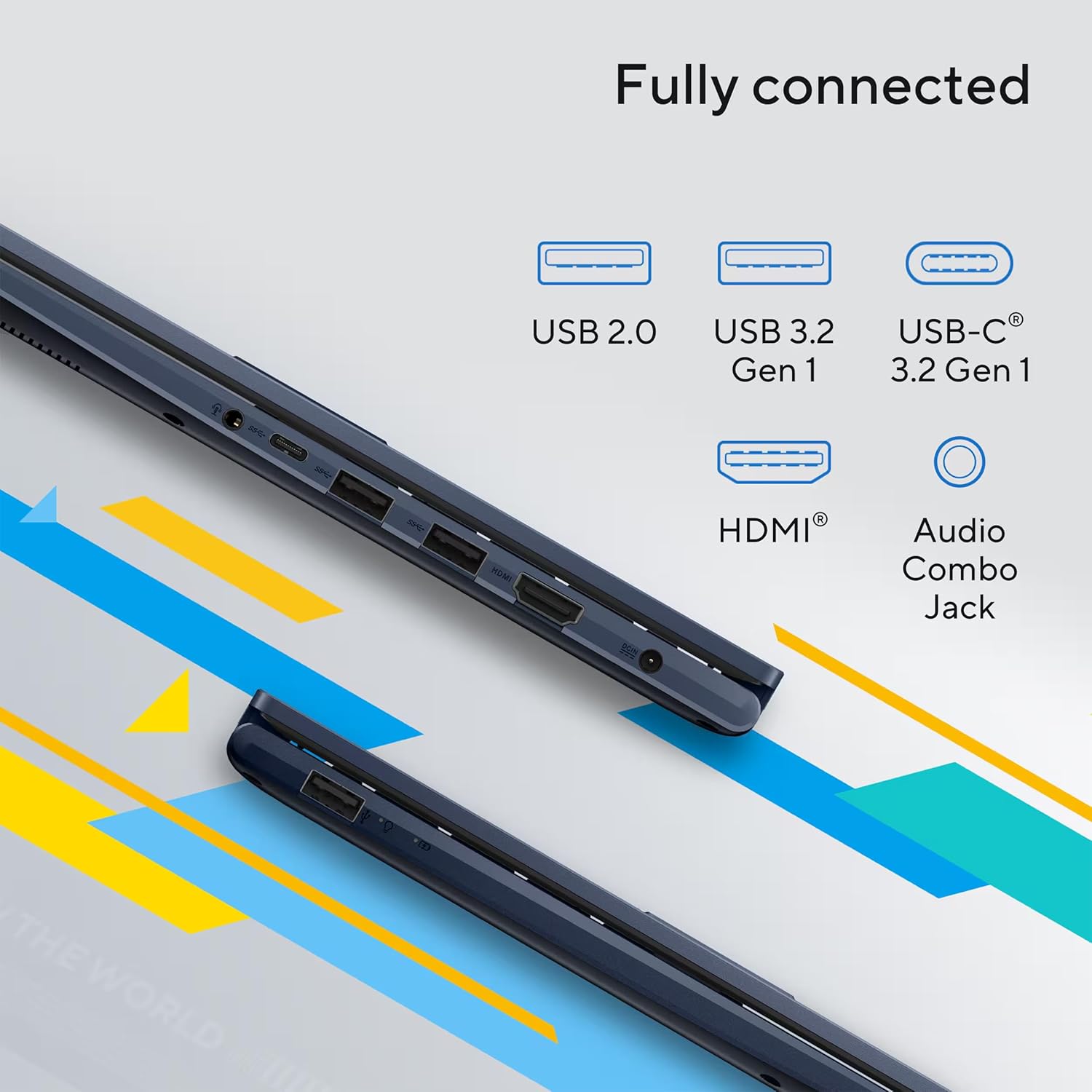 ASUS Vivobook Laptop 2025 Ultra Portable Business Computer, 14" FHD Display, 16GB RAM, 1TB Storage (512GB SSD + 500GB Ext), 6-Core Intel i3-1315U, MarxsolAccessory, Win 11 Pro, Lifetime Office 2024