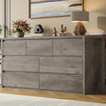 GarveeHome 7 Drawer Dresser for Bedroom, Wide Modern Chest of Drawers, Large Wood Dresser Wooden Storage Organizer for Living Room, Hallway Entryway