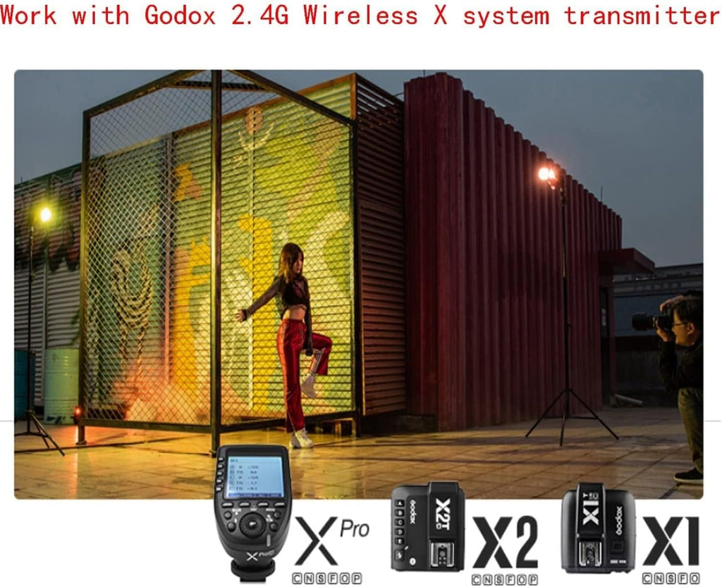 GODOX V1 V1-C V1C Godox Flash for Canon Flash Speedlite,76Ws 2.4G TTL1/8000 HSS Camera Flash for Canon,480 Full Power Shots,1.5s Recycle Time,2600mAh Li-ion Battery,LED Modeling Lamp(USA Version)