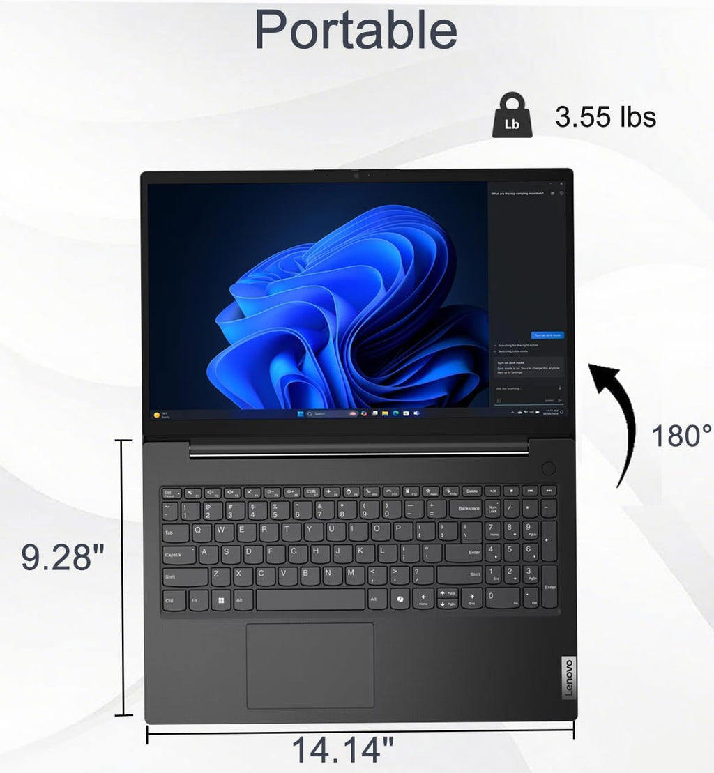 Lenovo Laptop Computer for Business & Student, 15.6" FHD, Intel 10-Core i7-240H (> Ultra 7 155U), 32GB DDR5, 1TB SSD, V Series Beat Ideapad, Webcam w/Shutter, Numeric Keypad, Win 11 Home w/Copilot