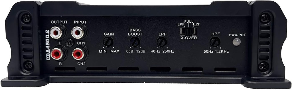 Orion Cobalt Series CBA4500.2 High Efficiency 2-Channel Class A/B Amplifier for Car Audio Stereo - 4500W Max, 600W RMS, 2/4 Ohm Stable, Adjustable Low/High Pass, Bass Boost, MOSFET Power Supply