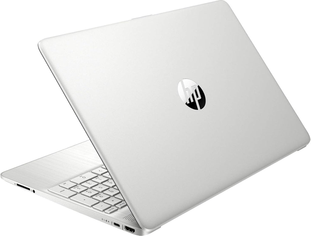 HP 15 Notebook, 15.6" HD Screen Laptop, Intel Core i3-1115G4, 16GB DDR4 RAM, 512GB SSD, Webcam, HDMI, Wi-Fi, Windows 11 Home, Natural Silver