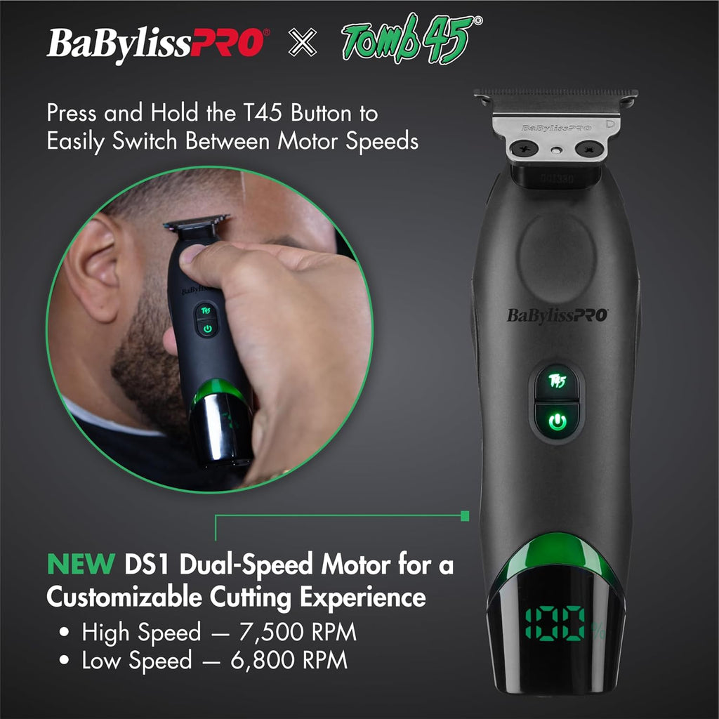 BaBylissPRO x Tomb45 Wireless Charging Hair Clipper