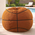 Sports Basketball Bean Bag Chair - Giant Bean Bag Chairs for Adults and Kids - Oversized Bean Bag Sofa Couch with Filler - Plush BeanBag Furniture for Living Room Bedroom Dorm Office - 44 Inch