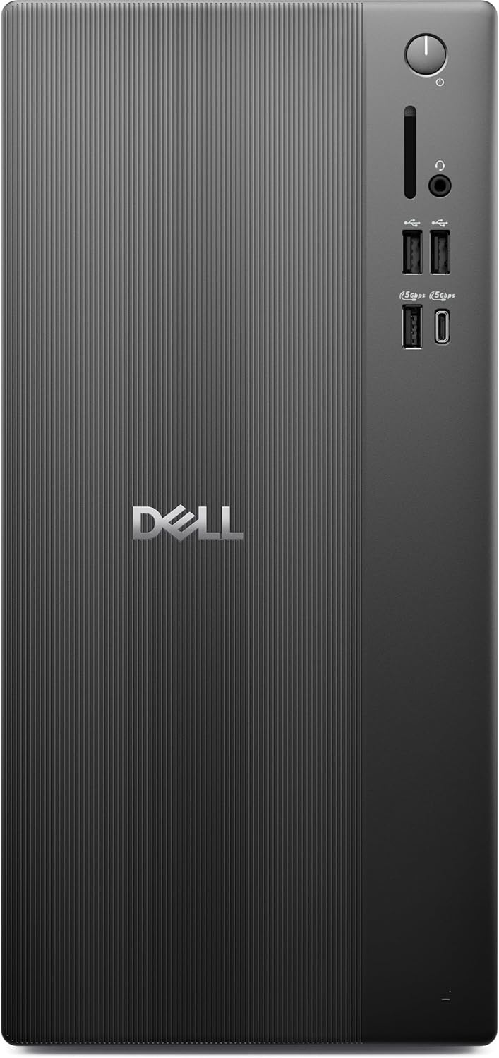 Dell ECT1250 Tower Desktop Computer - Intel Core Ultra 5 225 Processor, 16GB DDR5 RAM, 512GB NVMe SSD, Intel UHD Graphics, Wi-Fi 6 & Bluetooth 5.4, Keyboard & Mouse, AI Copilot, Windows 11 Home
