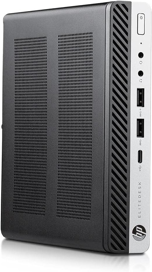 HP EliteDesk 800 G5 High-Performance Mini PC Desktop Computer, 9th Gen Intel Core i5-9500T, 32GB DDR4 RAM, 512GB SSD, Keyboard & Mouse, 4K Support, WiFi, Windows 11 Pro (Renewed)
