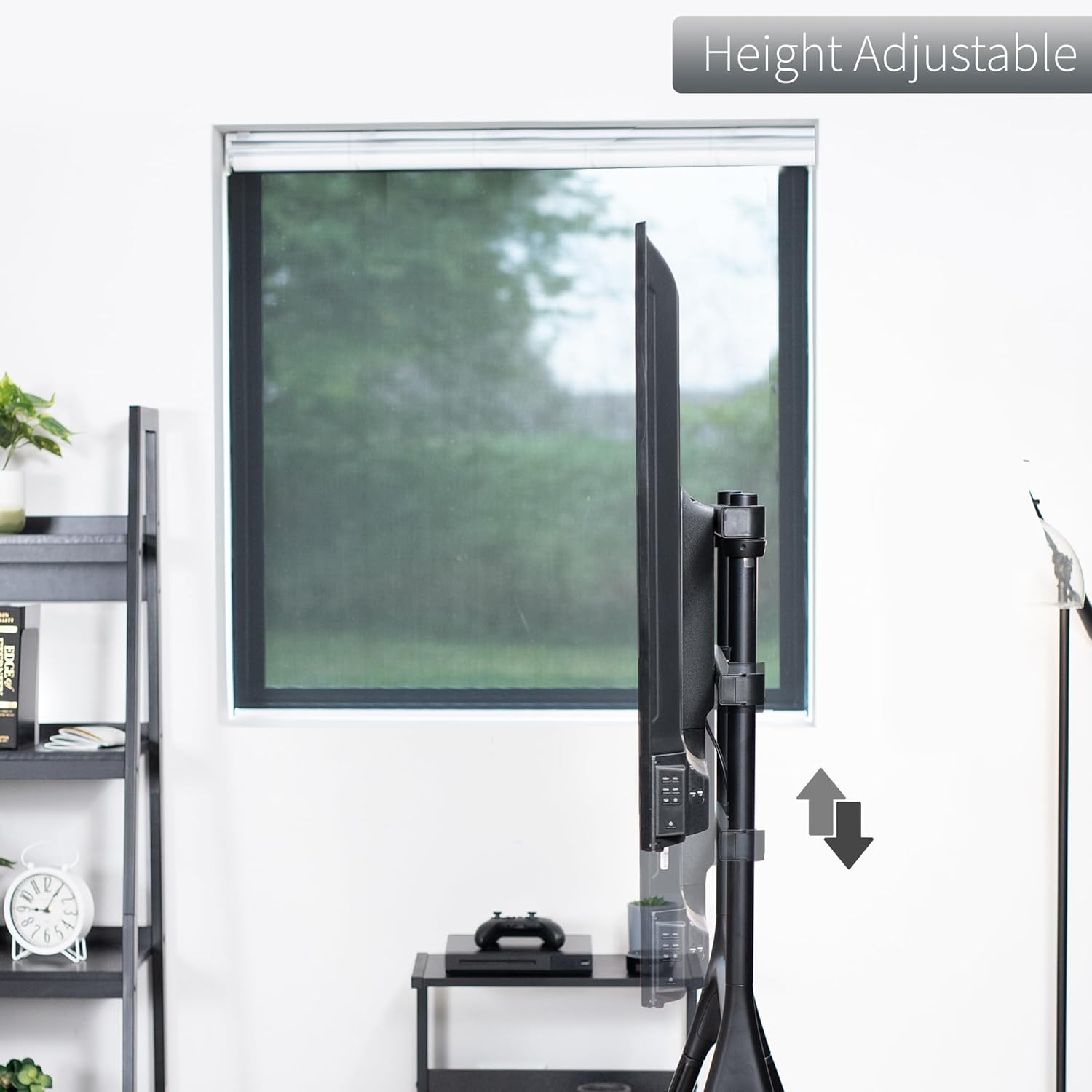 VIVO Artistic Easel 49 to 70 inch LED LCD Screen, Studio TV Display Stand, Adjustable TV Mount with 4 Legs, Black, STAND-TV70AB