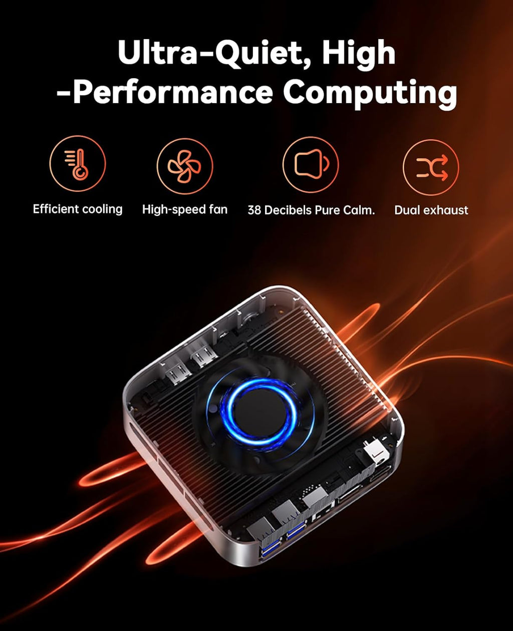 ACEMAGIC M1 Mini PC AMD Ryzen 7 7735HS Windows 11 Pro (Up to 4.75GHz) 24GB RAM 1TB SSD, Radeon Triple 4K Display Mini Computers Desktop Micro Small Pc for Office 3.2Type-C/LAN 2.5G/BT5.2/WiFi 6