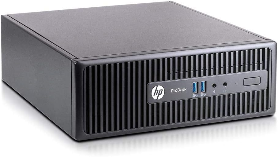 HP ProDesk 400 G3 SFF Desktop Computer PC, 6th Gen Core 3.70 GHz, 8 GB RAM, 256 GB SSD, Keyboard and Mouse, Wi-Fi, Bluetooth, Windows 11 Pro (Renewed)