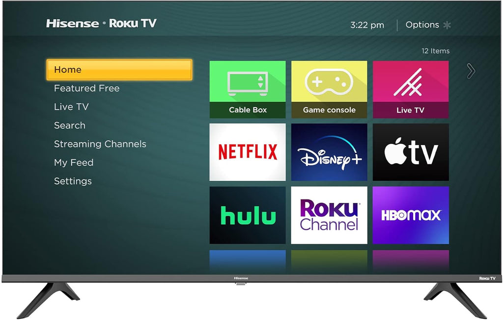 Hisense 43-Inch Class H4 Series LED Roku Smart TV with Google Assistant and Alexa Compatibility (43H4G, 2021 Model)