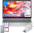 HP 15.6 Touchscreen Laptop for Student & Business, Intel Core i3-1315U (Up to 4.5GHz), 20GB RAM, 512GB SSD, Copilot AI, Wi-Fi 6, HD Camera, Windows 11 Pro, Natural Silver, w/RECOLX AI Voice Recorder