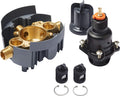 KOHLER K-8304-KS-NA Rite-Temp Pressure-Balancing Valve Body and Cartridge Kit with Service Stops, Shower Valve System, 5.0 GPM, Simple Installation & Maintenance