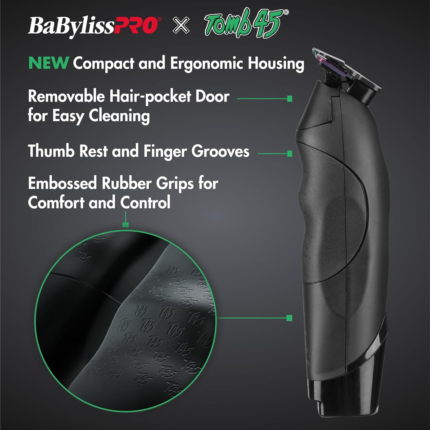 BaBylissPRO x Tomb45 Wireless Charging Hair Clipper