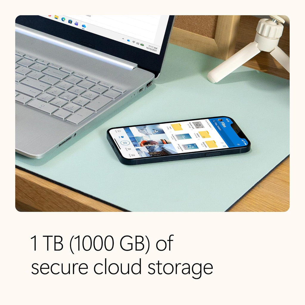 Microsoft 365 Personal | 12-Month Subscription | 1 Person | Premium Office Apps: Word, Excel, PowerPoint and more | 1TB Cloud Storage | Windows Laptop or MacBook Instant Download | Activation Required