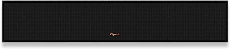 Klipsch Reference Next-Generation R-30C Horn-Loaded Center Channel Speakers for Crystal-Clear Home Theater Dialogue in Black
