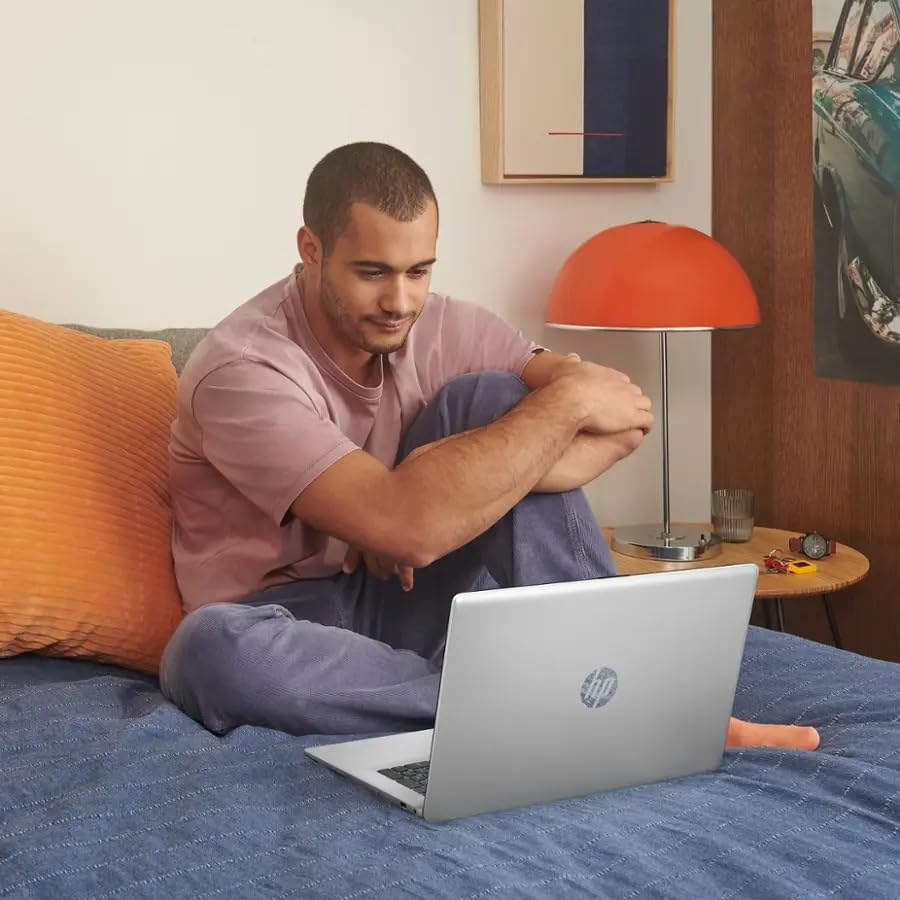 HP 17.3” Business Laptop 2025, Powerful 7000 Series AMD Ryzen 5 7430U (Beats Intel i7-1355U), Copilot Key, FHD Anti-Glare Display, 32GB RAM, 1TB SSD, HDMI, Wi-Fi 6, Windows 11 Pro, WOWPC USB