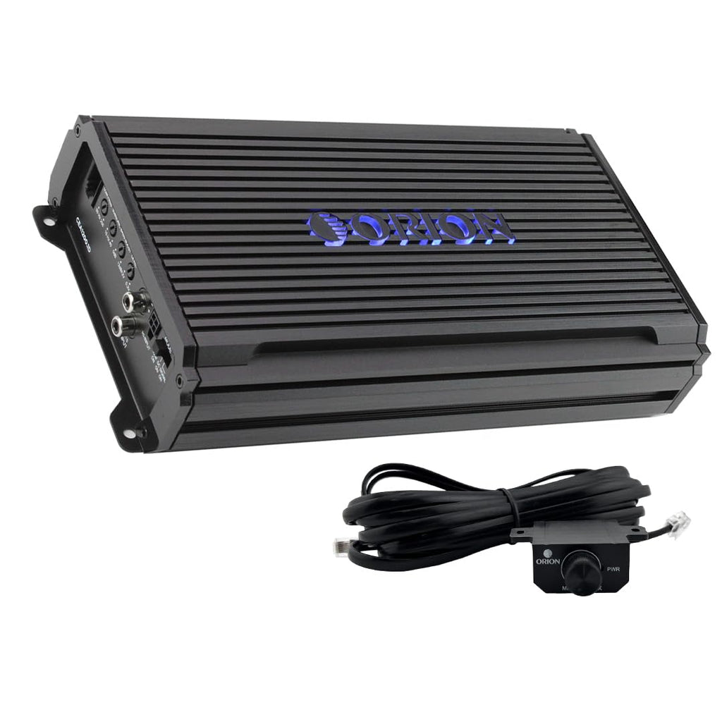 Orion Cobalt Elite CEA1200.1D Class-D Monoblock Compact Car Subwoofer Amplifier, 1200W RMS, 1/2/4 Ohm Stable, Adjustable Low Pass & Subsonic Filter, Bass Boost, MOSFET Power Supply, Bass Knob Included