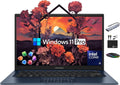 ASUS Vivobook Laptop 2025 Ultra Portable Business Computer, 14" FHD Display, 16GB RAM, 1TB Storage (512GB SSD + 500GB Ext), 6-Core Intel i3-1315U, MarxsolAccessory, Win 11 Pro, Lifetime Office 2024