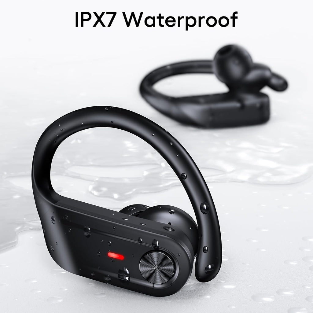 Hybrid Active Noise Cancelling Wireless Ear Buds 80 Hrs Playtime Hi-Res Stereo Quality Bluetooth Earbuds with Transparency Mode Headphones Bluetooth Earhooks ANC Earphones for Work Sports Travel