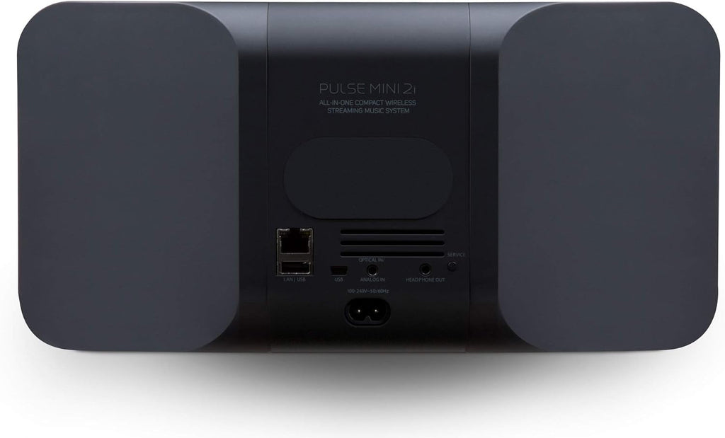 Bluesound Pulse MINI 2i Compact Wireless Multi-Room Smart Speaker with Bluetooth - Black - Compatible with Alexa and Siri