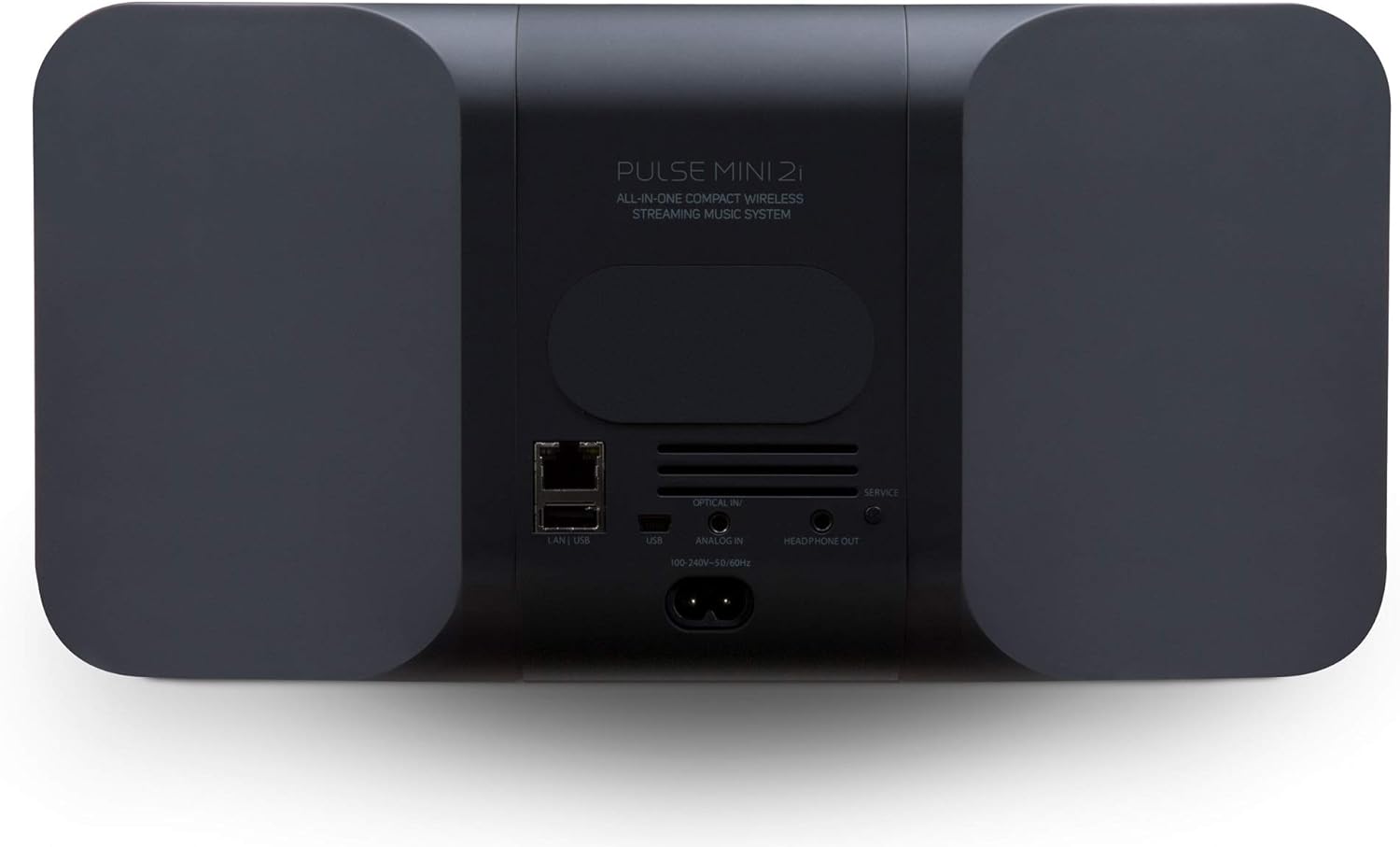 Bluesound Pulse MINI 2i Compact Wireless Multi-Room Smart Speaker with Bluetooth - Black - Compatible with Alexa and Siri