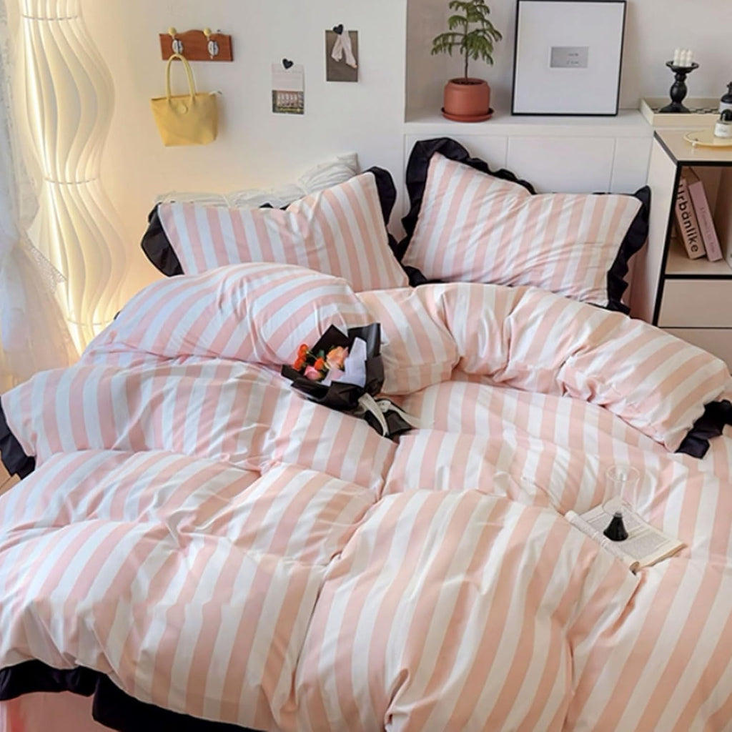 Skin-Friendly Cotton Bedding Dormitory Home Bedding Sets Sets Multi-Purpose Bedding Sets Washable Bedding Sets Four-Piece Bedding Sets Breathable