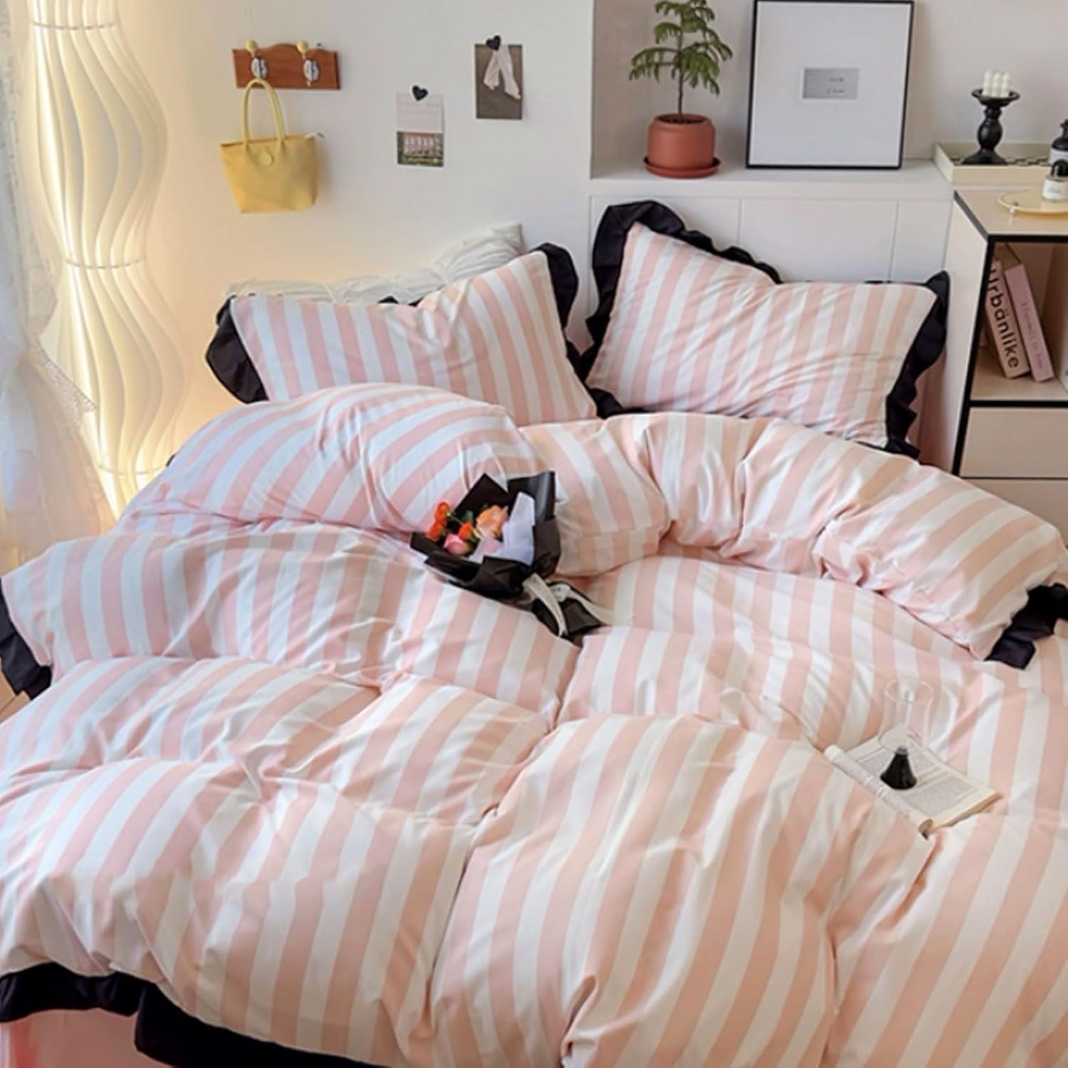 Skin-Friendly Cotton Bedding Dormitory Home Bedding Sets Sets Multi-Purpose Bedding Sets Washable Bedding Sets Four-Piece Bedding Sets Breathable