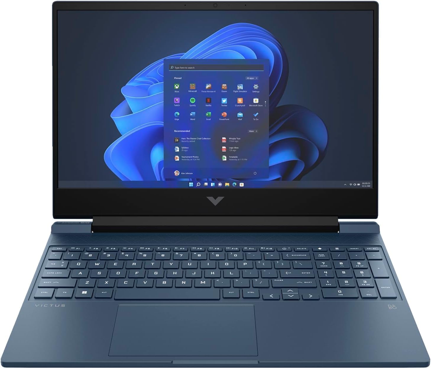 HP Victus 15 Gaming Laptop 15.6” FHD IPS Anti-Glare 144Hz Intel 8-core i5-12450H (Beat i7-11800H) 16GB RAM 512GB SSD GeForce RTX 3050 Backlit B&O Fast Charging Win11 Blue w/ICP Accessory