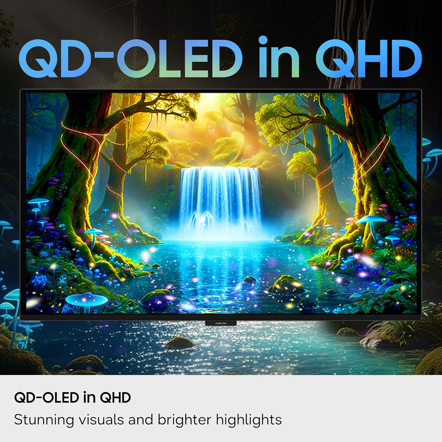 Samsung 27" Odyssey OLED G6 (G61SH) Gaming Monitor - QD-OLED, QHD (1440P), 240Hz, 0.03ms, Glare-Free, Pantone Validated, HDR10, Height-adjustable stand, OLED Safeguard, 3 Year Warranty, LS27HG612SNXZA