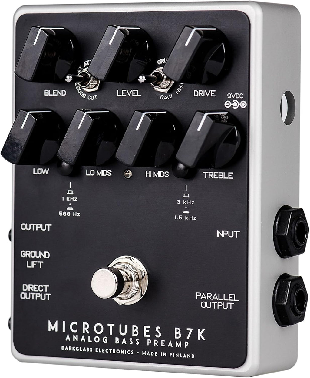 Darkglass Microtubes B7K V2 Bass Preamp Pedal for Electric Bass w/Overdrive, 4-band EQ, and Balanced XLR Output