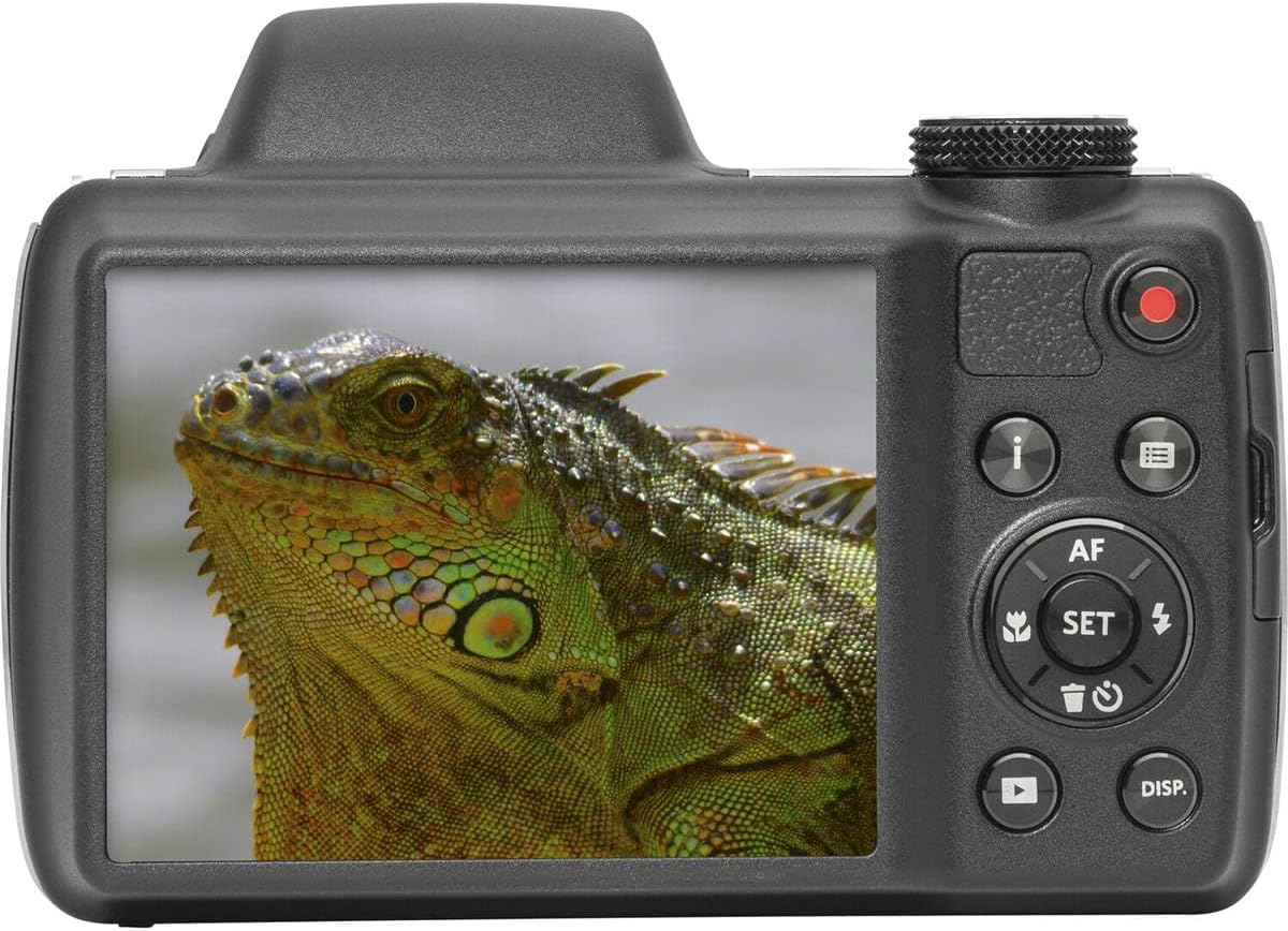 Kodak PIXPRO AZ528 Astro Zoom 16MP Full HD Digital Camera, Black, Bundle with 32GB Memory Card and Camera Bag