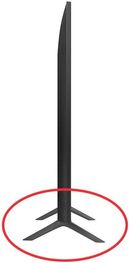 Original TV Base Stand Legs for Samsung - 82" Model UN82TU700DFXZA (No Screws Required. The Stand Snaps in Place.)