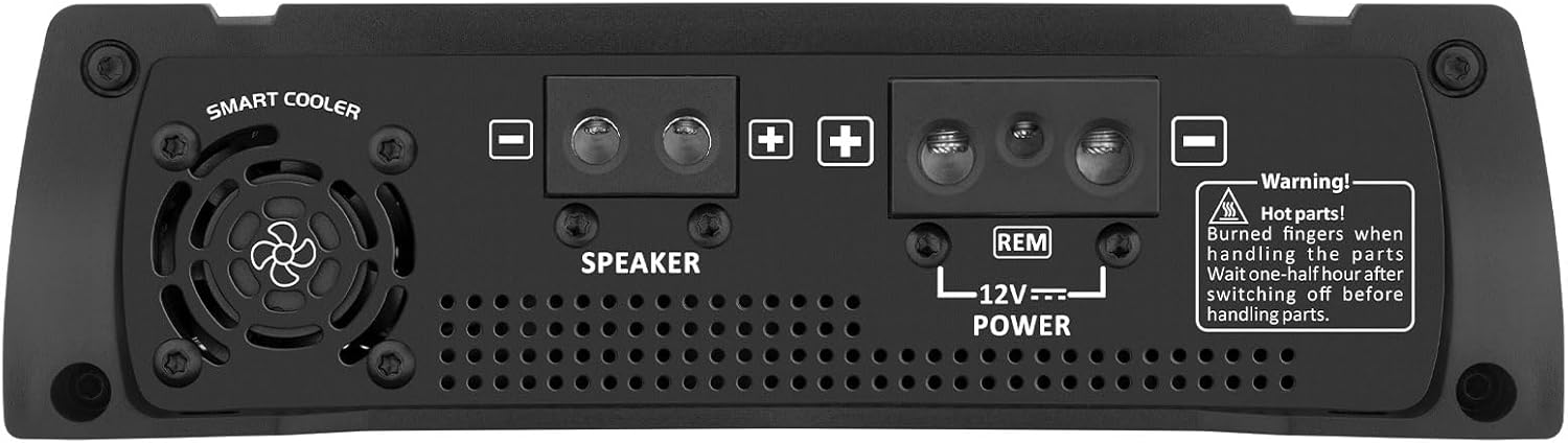 Taramps HD 3000 1 Ohm Black RGB 1 Channel Amplifier 3000 Watts RMS Digital, 108 RGB Effects, Crossover, Low/High Pass, Bass Boost, Car Audio System, Monoblock Full Range, LED Monitor Indicator, HD 3k