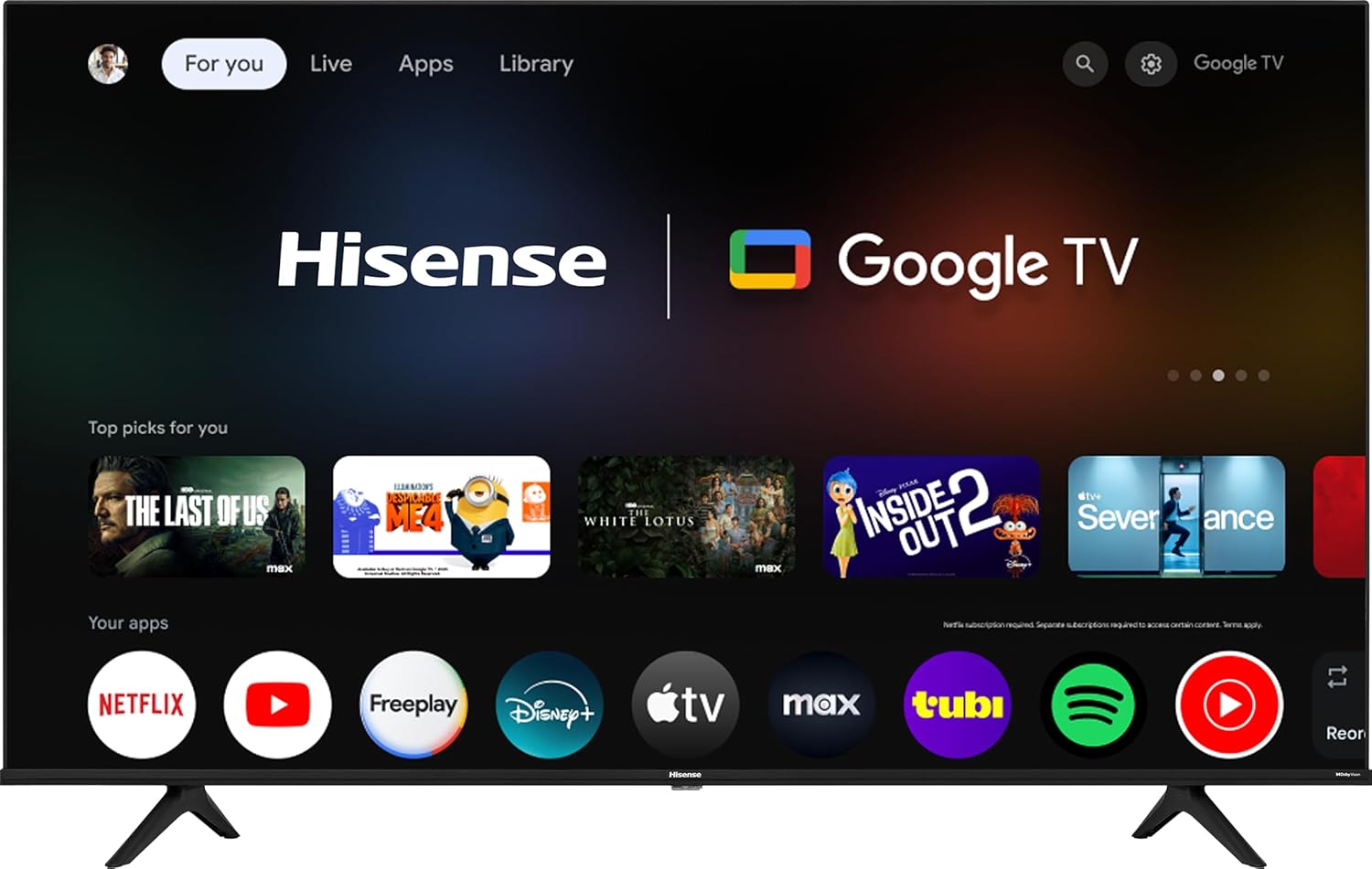 Hisense 55-Inch Class A6 Series 4K UHD Smart Google TV with Alexa Compatibility, Dolby Vision HDR, DTS Virtual X, Sports & Game Modes, Voice Remote, Chromecast Built-in (55A6H) , Black