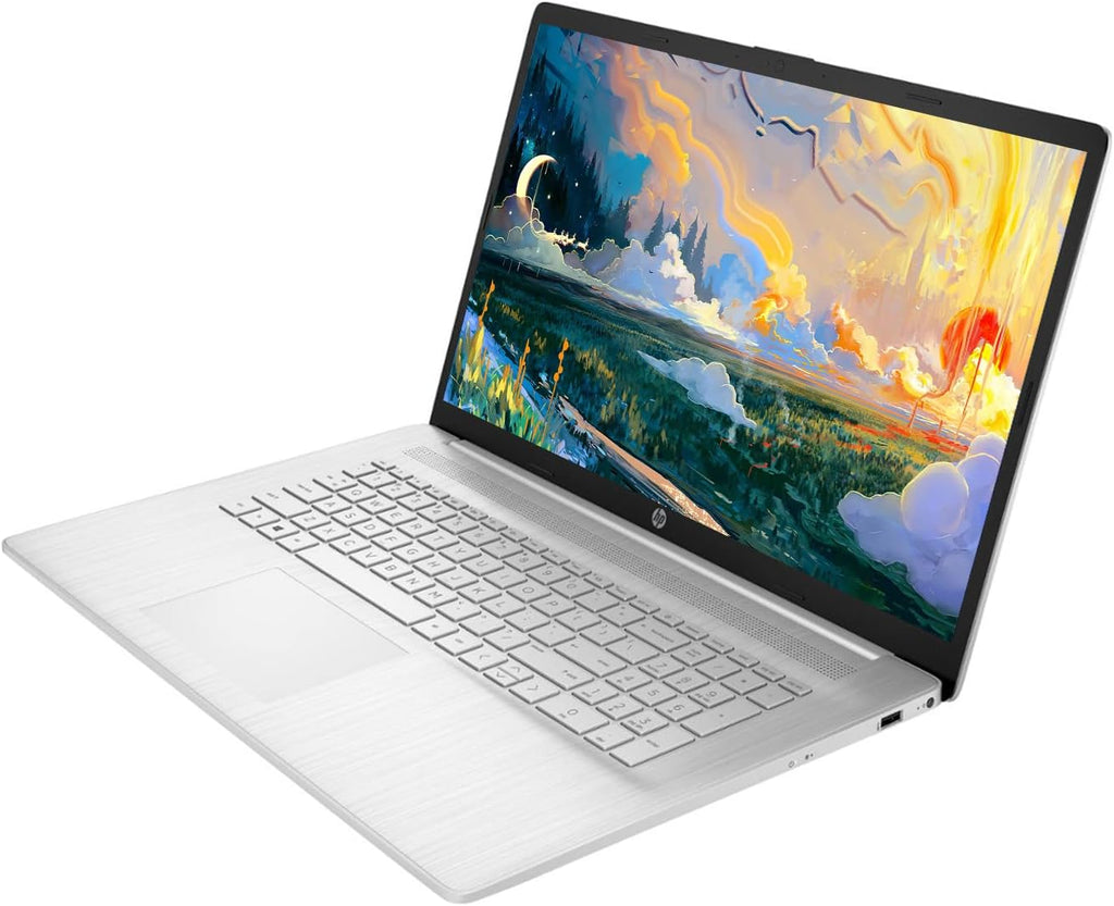 HP 17 Laptop, 17.3” HD+ Display, 11th Gen Intel Core i3-1125G4 Processor, 8GB RAM, 512GB SSD, Wi-Fi, HDMI, Webcam, Windows 11 Home, Silver