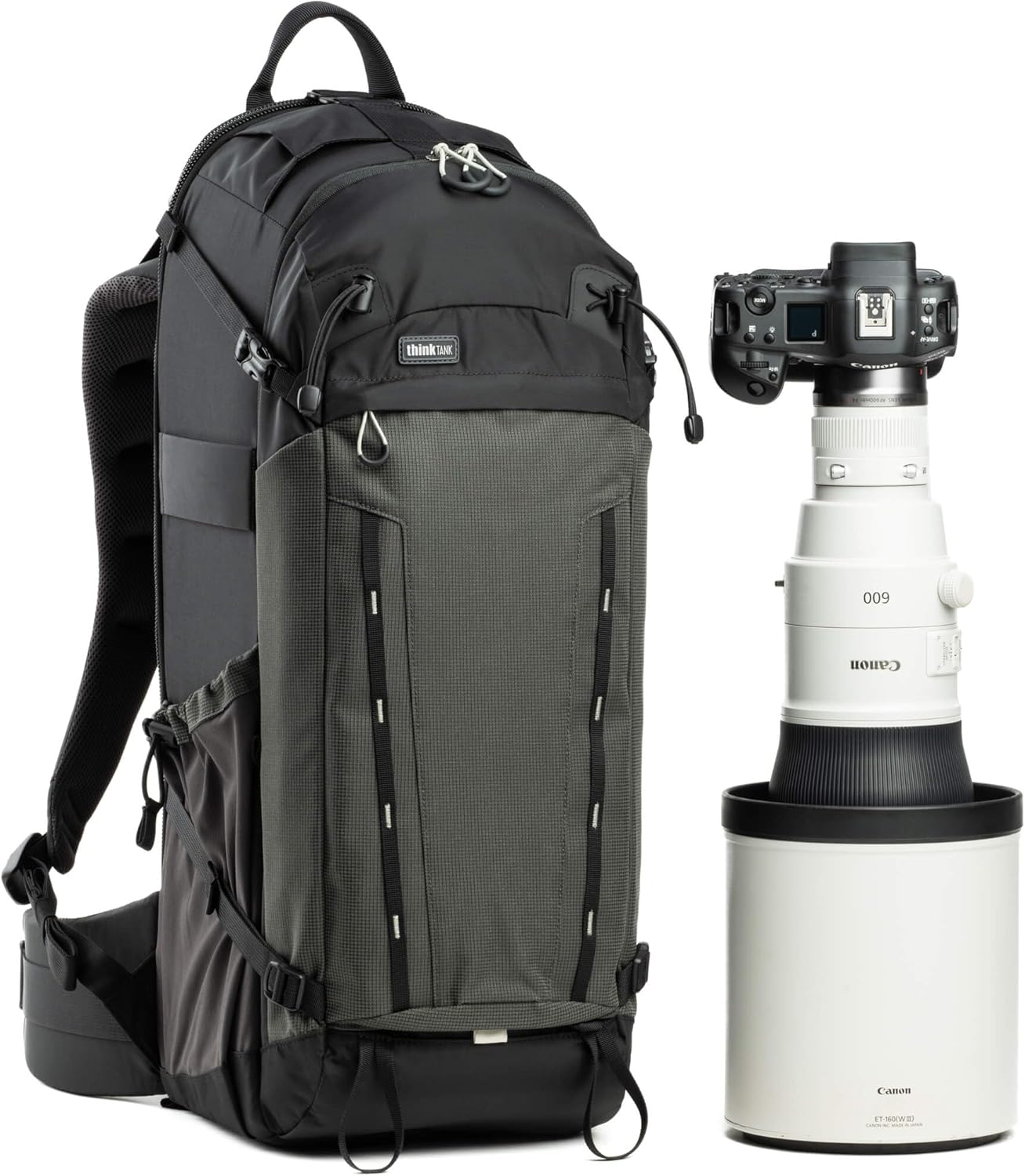 Think Tank BackLight Long Lens Backpack for Cameras with Super Telephoto Lenses - Slate Black