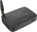 TV hearMore Auracast Audio Transmitter – Auracast & Bluetooth Classic Dual Mode, HDMI/Optical/AUX/MIC Inputs, Low-Latency Wireless Broadcast for TV, Classrooms & Public Venues