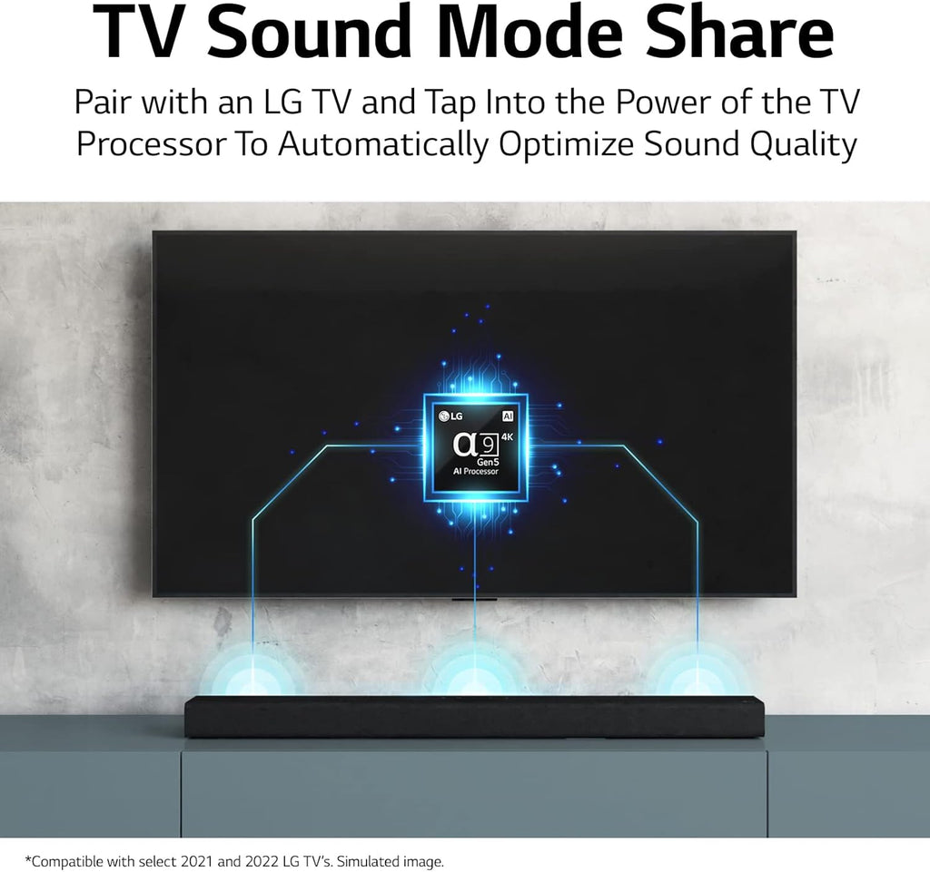 LG Sound Bar with Surround Speakers S95QR - 9.1.5 Channel, Home Theater Audio with Dolby Atmos, DTS:X, and IMAX Enhanced, Black
