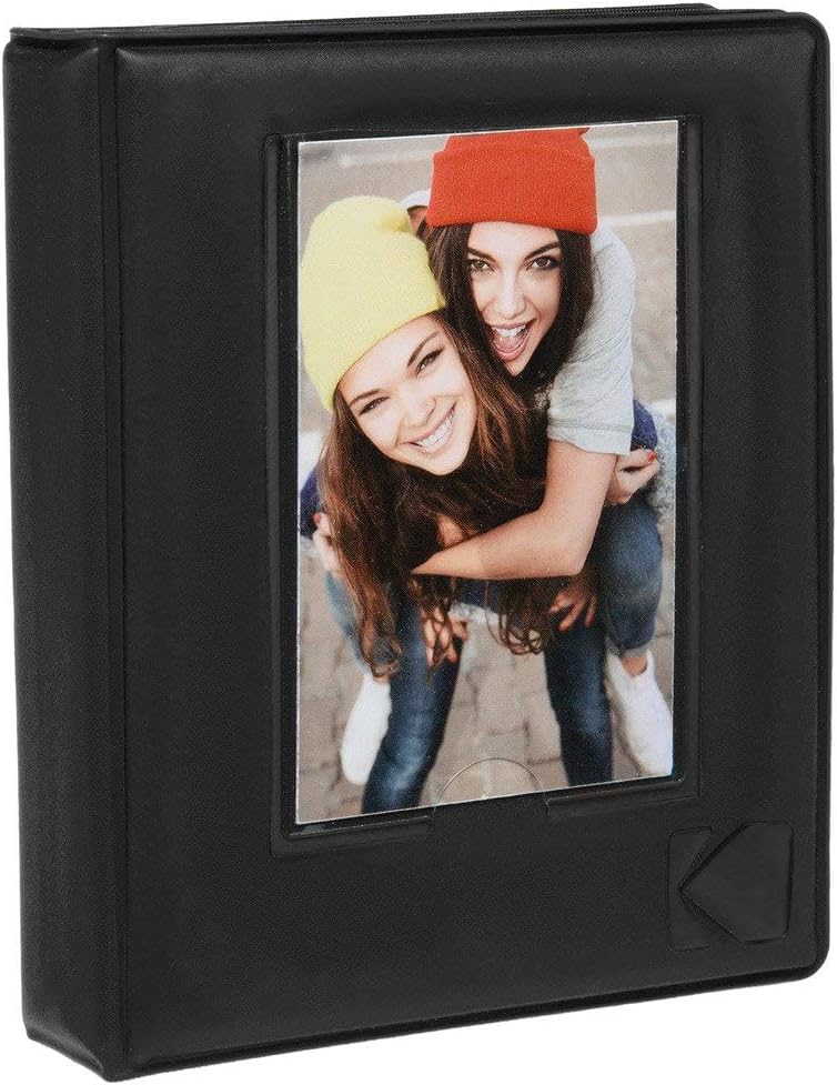 Kodak Printomatic Instant Camera Bundle (Blue) Zink Paper (20 Sheets) - Case - Photo Album - Hanging Frames.