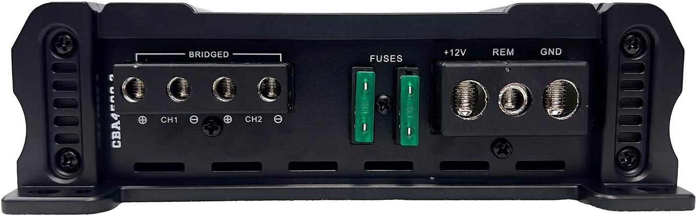 Orion Cobalt Series CBA4500.2 High Efficiency 2-Channel Class A/B Amplifier for Car Audio Stereo - 4500W Max, 600W RMS, 2/4 Ohm Stable, Adjustable Low/High Pass, Bass Boost, MOSFET Power Supply