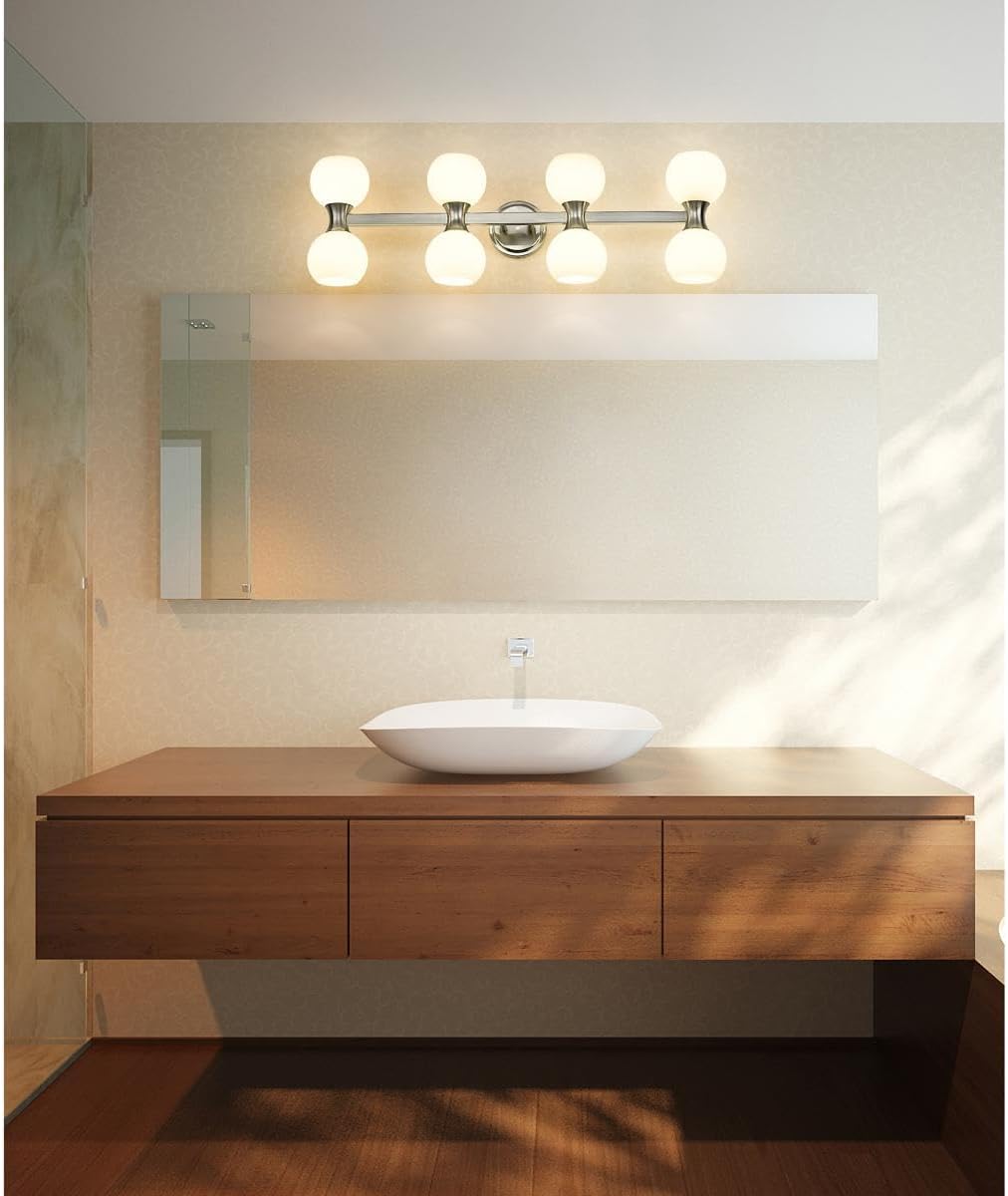 Z-Lite 494-8V-BN Artemis Vanity, 8-Light 480 Total Watts, Brushed Nickel